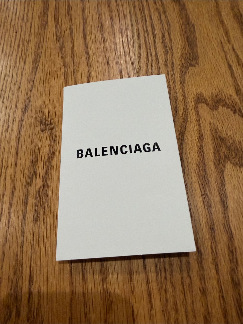 Balenciaga Receipt Holder